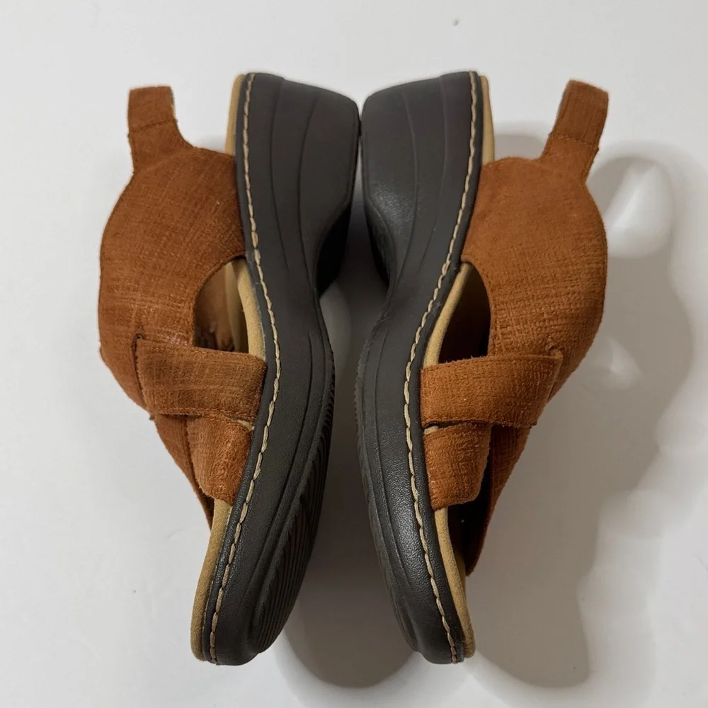 Clarks Merliah Echo Tan Brown Sandals NEW Size 10
